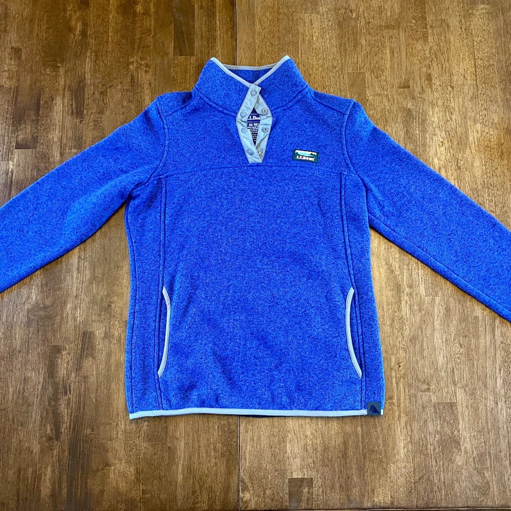 L.L. Bean Sweater Fleece Pullover